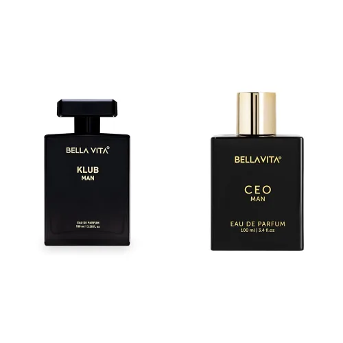 Bella Vita Luxury Conjunto de regalo para hombre – CEO MAN & KLUB Eau de Parfum para hombre | Intenso y masculino | Cítricos, amaderados, limón,