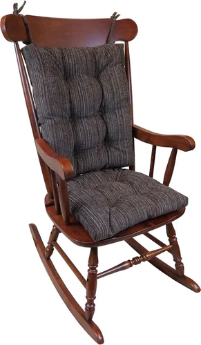 Miniatura 15 de Klear Vu The Gripper - Juego de cojines antideslizantes para silla mecedora con acolchado grueso, incluye almohadilla de asiento y almohada