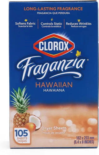 Miniatura 9 de Clorox Fraganzia - Hojas de secadora suavizantes de tela, reductoras de arrugas y antiestáticas, para ropa con gran olor, suaviza telas, aroma Océano