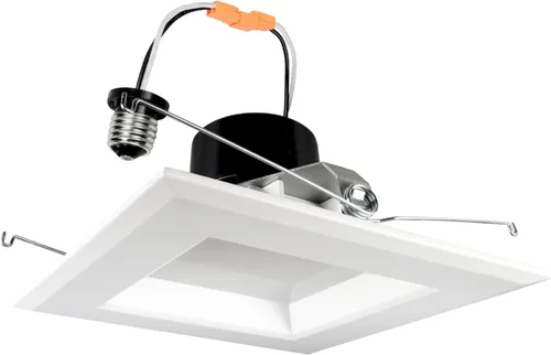 Miniatura 12 de Goodlite Foco descendente redondo LED de 4 pulgadas, 10 W (85 W igual), 850 lúmenes, 5CCT seleccionable 2700K-3000K-3500K-4100K-5000K, CRI90, Blanco