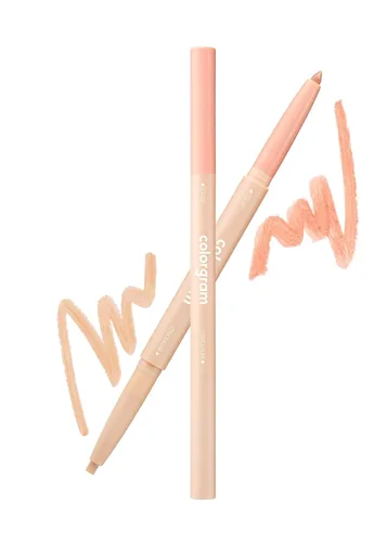 Miniatura 8 de COLORGRAM Barra de resaltador para debajo del ojo 01 Tono cálido Barra de resaltador y contorno sedoso y duradero para maquillaje diario a prueba