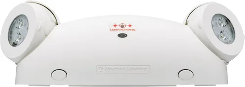 Miniatura 8 de Lithonia Lighting Quantum - Luz de emergencia, luces de emergencia LED comerciales contemporáneas con 2 cabezales de lámpara compatibles, montaje