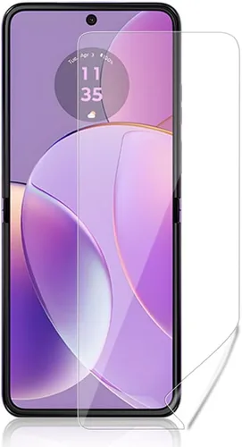 Miniatura 2 de [Paquete de 2+2] Compatible con Motorola Razr 2023 Protector de pantalla + protector de lente de cámara, antiarañazos, HD, transparente, sin