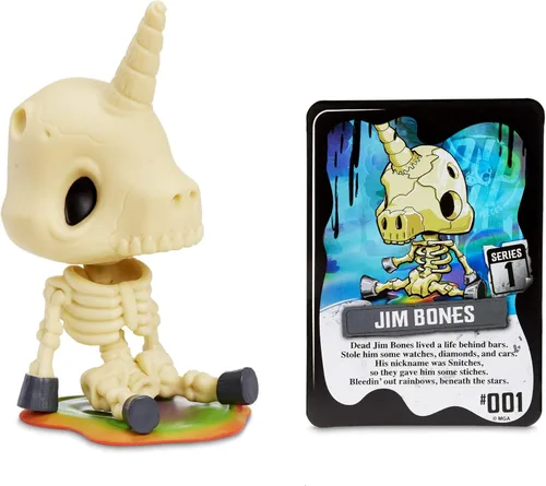 Miniatura 2 de R.I.P. Arcoiris en pedazos retorcido, personaje de unicornio desordenado Jim Bones