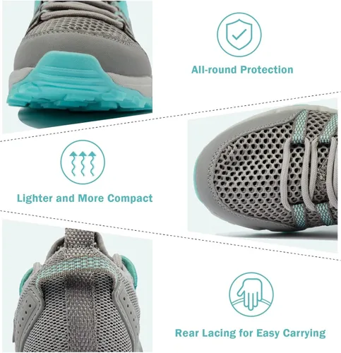 Miniatura 6 de MAINCH Zapatos acuáticos de senderismo para mujer de secado rápido para deportes al aire libre