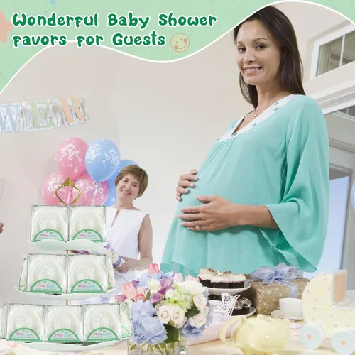 Miniatura 8 de AIXIANG Kit de 24 regalos para baby shower, jabón perfumado hecho a mano para pies de bebé