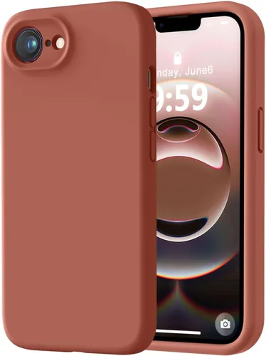 Miniatura 375 de LOVE 3000 Compatible con Funda para iPhone 15, [Cámara de Cobertura Completa de Silicona Suave] [Protección contra Caídas de 8 pies], Forro de Negro