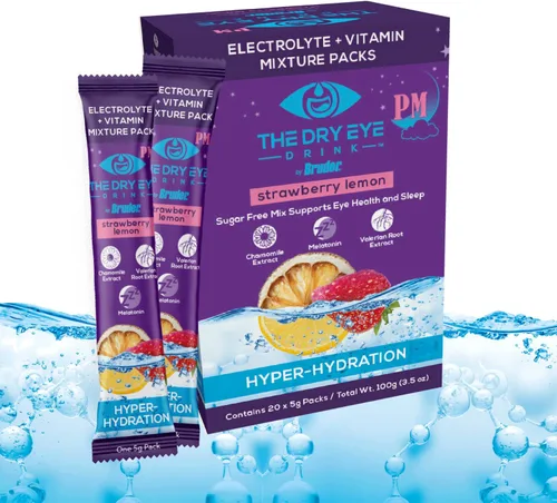 Miniatura 3 de l Hidratación definitiva para ojos secos l Paquetes de electrolitos en polvo sin azúcar l Mezclado con vitaminas, té verde, cúrcuma, taurina y DHA l