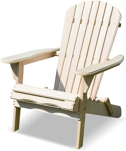 northbeam Silla Adirondack plegable – Kit de silla Adirondack de exterior compuesto resistente a la intemperie para patio, césped y patio trasero –