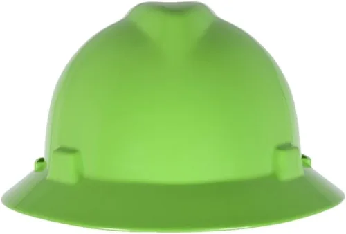 Miniatura 12 de MSA V-Gard Casco de Ala Completa con Suspensión - Carcasa de Polietileno, Protección Superior contra Impactos y Correas de Corona Autoajustables
