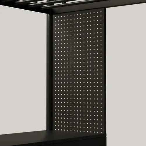 Miniatura 7 de KEIKI Litera Full sobre Twin con Estación de Carga, Cama Alta de Metal con Escritorio & Protector de Seguridad & Escaleras, Marco de Cama de Metal