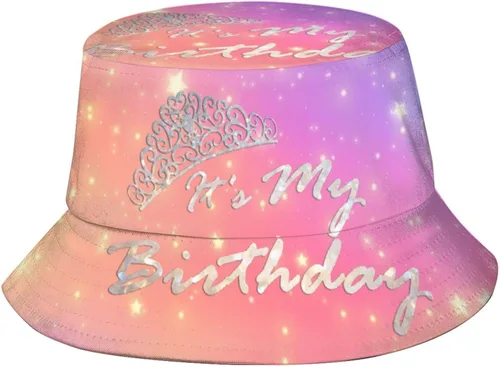 Miniatura 17 de Sombrero de pescador de feliz cumpleaños, sombrero de pescador, sombrero de viaje para playa, sombrero para el sol, gorra al aire libre unisex