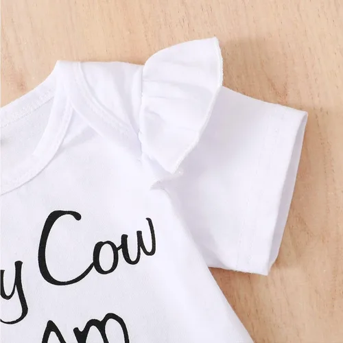 Miniatura 41 de Traje de primer cumpleaños para niña - Holy Cow I'm One