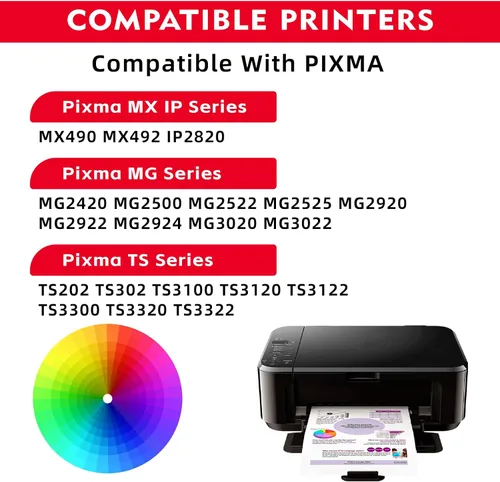 Miniatura 2 de Cartucho de tinta 245XL de reemplazo para Canon 245XL cartuchos de tinta negros PG-243XL para PG-245 PG-243 de alto rendimiento compatibles