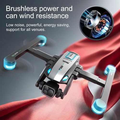 Miniatura 9 de Dron GPS S188 con cámara 8K para adultos, FPV RC Quadcopter con motor sin escobillas, transmisión WiFi 5G, evitación de obstáculos, flujo óptico