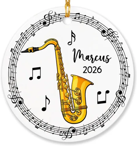 Miniatura 11 de Adorno de acordeón personalizado de Navidad, adorno de instrumento musical de acordeón para árbol de Navidad 2025, adorno de acordeón regalo