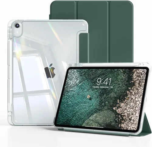 Miniatura 17 de kenke Funda para iPad (A16) de 11ª generación de 11 pulgadas 2025, iPad de 10.9 pulgadas 2022 con soporte para lápices, funda de marco de TPU suave