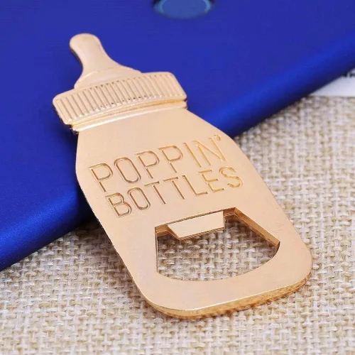 Miniatura 6 de Paquete de 12 abridores de biberones para recién nacidos, regalos de regreso para fiestas de baby shower, abrebotellas con exquisita caja de regalo