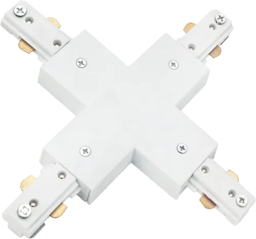 Miniatura 14 de Blanco H Track L conector H tipo circuito único 3-Wire-1 Kit de iluminación de pista para H Track System Accesorios de iluminación de pista 120V