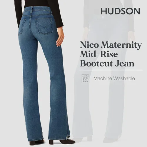 Miniatura 3 de HUDSON Nico Midrise Bootcut Maternity para mujer