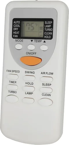 Miniatura 9 de Control remoto de repuesto para aire acondicionado Amcoraire Duo Número de modelo: ZHF/JT-01 (pantalla tanto en Fahrenheit como Celsius)