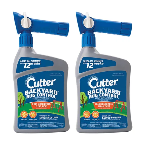 Miniatura 11 de Cutter Concentrado en aerosol para control de insectos en el patio trasero (paquete de 3), mata mosquitos, pulgas y hormigas listadas, 32 fl oz