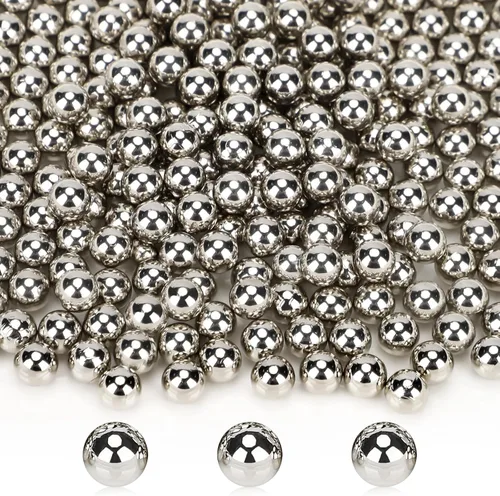 Miniatura 10 de Suream 7500 cuentas pulidas sin agujeros para organizador de brochas de maquillaje, perlas redondas brillantes para relleno de jarrón, cuentas
