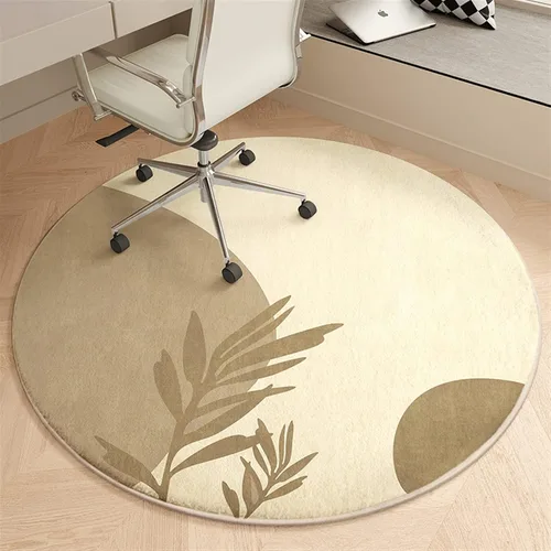 Miniatura 16 de Tapete redondo para silla de oficina para suelo de madera dura, computadora y juegos, tapete protector de suelo, tapete de protección de azulejos