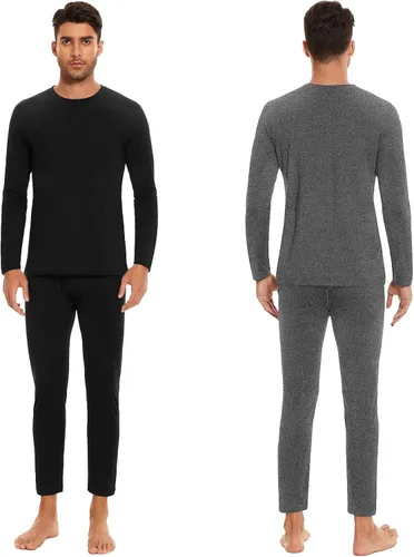 Miniatura 2 de SIMIYA Thermal Underwear Set for Men Long Johns with Fleece Lined