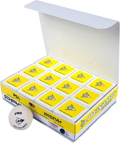 Miniatura 2 de Dunlop Sports Pro Glass Court Squash Ball, 12-Ball Box