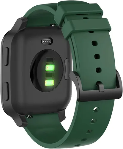 Miniatura 2 de TenCloud Bandas compatibles con Nerunsa Smart Watch P66D Band Watch Screen 1.85'' Correas de silicona Correas deportivas Accesorios Verde