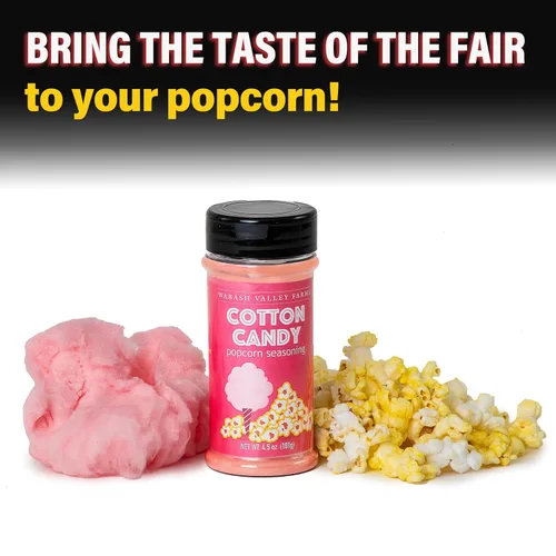 Miniatura 2 de Sal condimento para palomitas de algodón - Wabash Valley Farms, cobertura para palomitas de algodón, suministros para noche de cine, sal Cotton Candy
