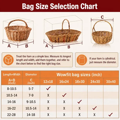 Miniatura 4 de Wowfit Bolsas de celofán, 10 unidades de 9x20 pulgadas Bolsas de celofán transparentes perfectas para regalos, presentes, botellas de vino
