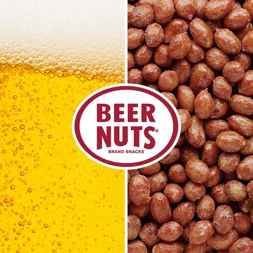 Miniatura 9 de BEER NUTS Original Peanuts - Nueces de barra dulces y saladas, sin gluten, kosher, bocadillos de maní bajos en sodio hechos en los Estados Unidos