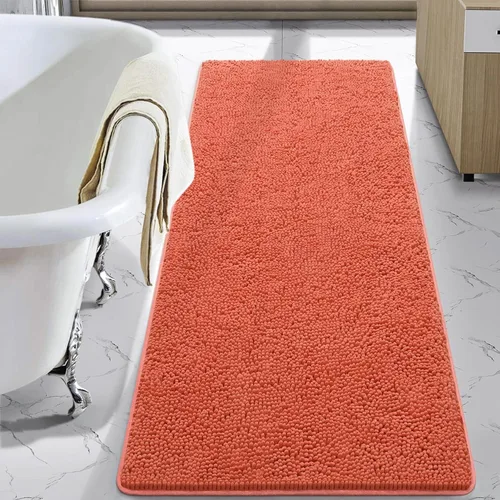 Miniatura 91 de LOCHAS Alfombra de Baño de Lujo Lanuda Tapete de Baño 24 x 17 Pulgadas, Alfombras de Baño Lavables Antideslizantes para Baño y Ducha, Alfombras
