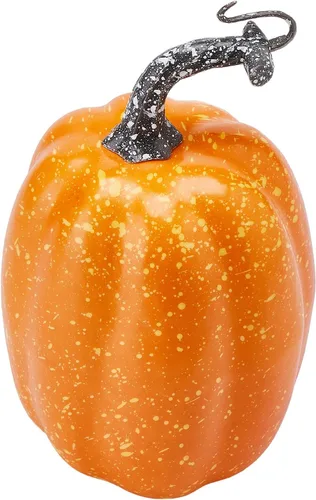 Miniatura 4 de woshilaocai 7 calabazas artificiales para decoración de otoño, cosecha, Acción de Gracias, Halloween, vacaciones, decoración de casa de campo