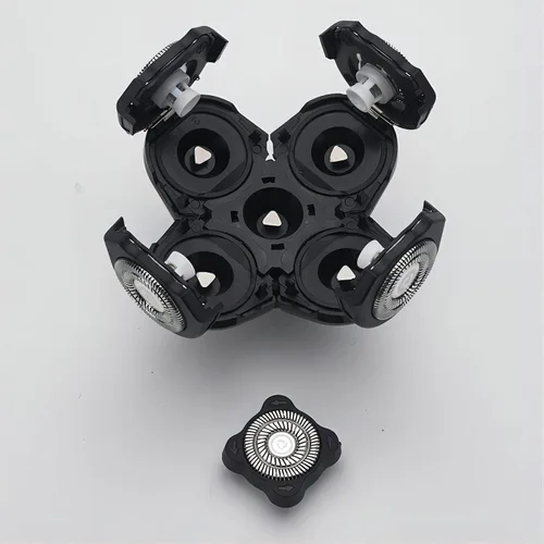 Miniatura 4 de Cabezas de repuesto para afeitadoras eléctricas para hombre, 5 en 1, reemplazables, alternativa, flotante, lavable, cabeza recortadora de cuchillas
