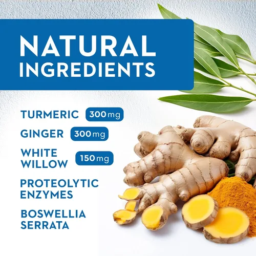 Miniatura 2 de Vitaminerals® 121+ Inflamax® Plus Manejo saludable de la inflamación Quercetina Enzimas proteolíticas Jengibre Cúrcuma Tapas vegetales