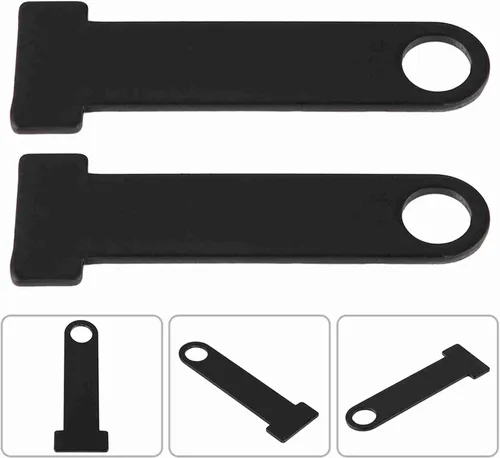 Miniatura 7 de D Ring Lock Acero inoxidable Universal Casco Correa Motocicleta (negro)