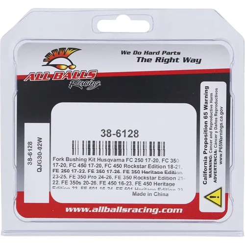Miniatura 4 de All Balls Racing 38-6128 Kit de bujes de horquilla compatible con/repuesto para KTM 250 SX, 250 SX-F, 250 XC, 250 XC-F, 300 XC, 350 SX-F, 350 XC-F