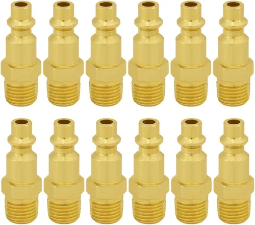 Miniatura 6 de Joywayus 12PCS 1/4 pulgadas NPT hembra manguera de aire industrial conexión rápida accesorios de enchufe de aire