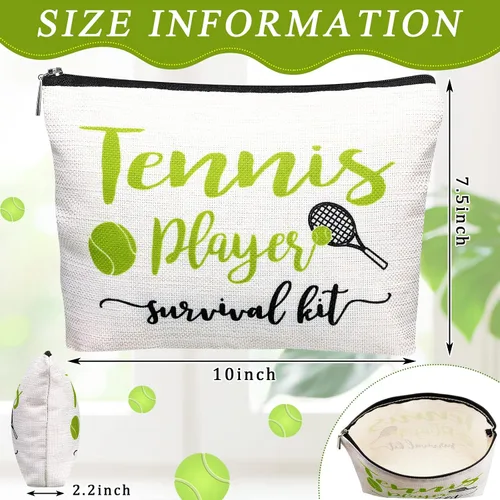 Miniatura 2 de Geosar 4 piezas de regalos de fútbol bolsa de maquillaje para mujeres, mamá, equipo, regalo inspirador para jugadores de fútbol, amantes