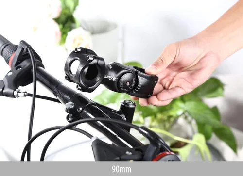 Miniatura 6 de Aleación de aluminio 0-60 grados 4.331 in ajustable para manillar de bicicleta, extensor elevador para bicicleta, bicicleta de montaña MTB