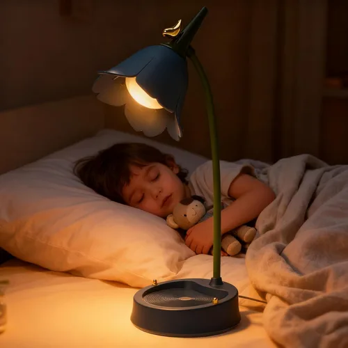 Miniatura 7 de magical JD Lámpara LED de escritorio inalámbrica, luz de mesa ajustable, cuello de cisne regulable, batería recargable, luz nocturna para cuidado