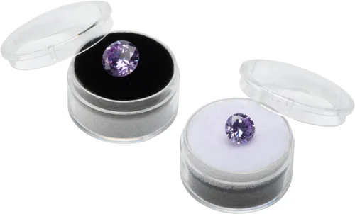 Miniatura 3 de Caja de exhibición pequeña y suelta de 15 piezas, con tapa transparente para gemas, diamante