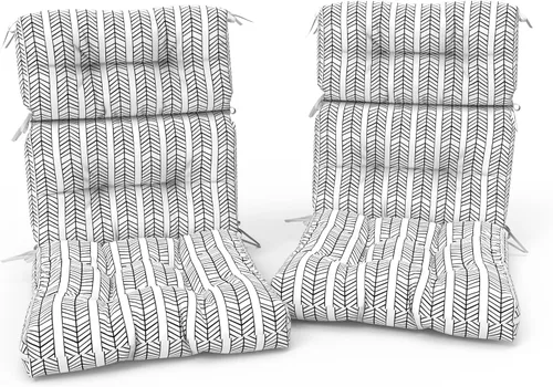 Miniatura 23 de Cojines Adirondack para sillas de patio con respaldo alto para exteriores, cojines Adirondack para jardín, porche, uso en sillas de oficina en casa