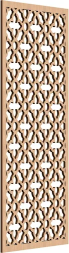 Miniatura 155 de Madison Paneles de pared decorativos de madera con calado, 9 3/8 pulgadas de ancho x 24 3/8 pulgadas de alto x 3/8 de alto, roble rojo rojo (Red Oak)