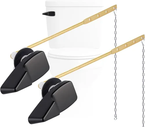 Miniatura 21 de Kit de reemplazo de mango de inodoro de montaje frontal de metal Hygie Rinse compatible con inodoro estándar americano/Mansfield/Gerber/TOTO/Kohler