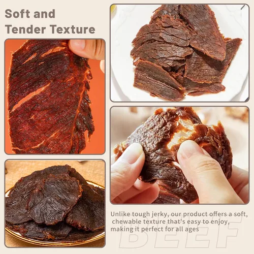 Miniatura 6 de Old Cottage Beef Jerky – Auténtica receta taiwanesa – Snacks taiwaneses – Snack de proteína seca seca Cecina de ternera, aperitivos asiáticos 2.82