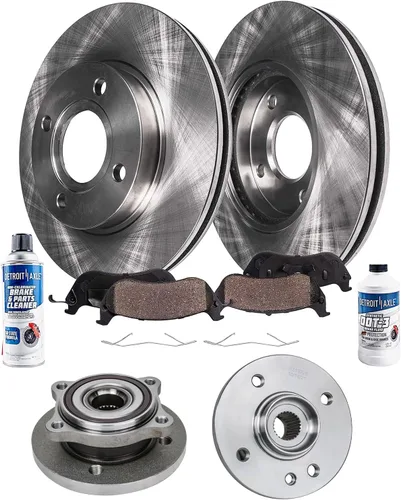 Miniatura 96 de Detroit Axle - Kit de nudillos de dirección delantera izquierda para Ford Edge Lincoln MKX 07-10, cojinete de rueda del lado del conductor, nudillo